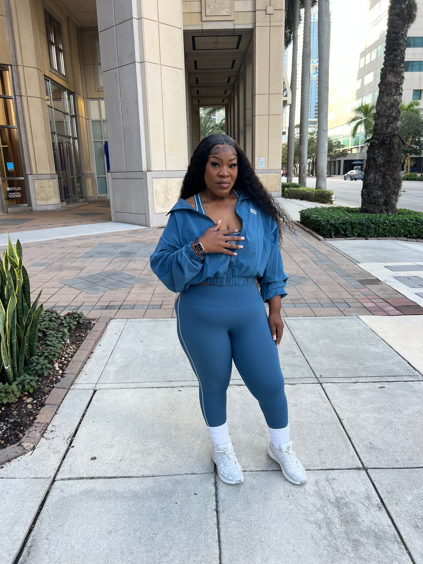 PK Cropped Zip-Up Jacket